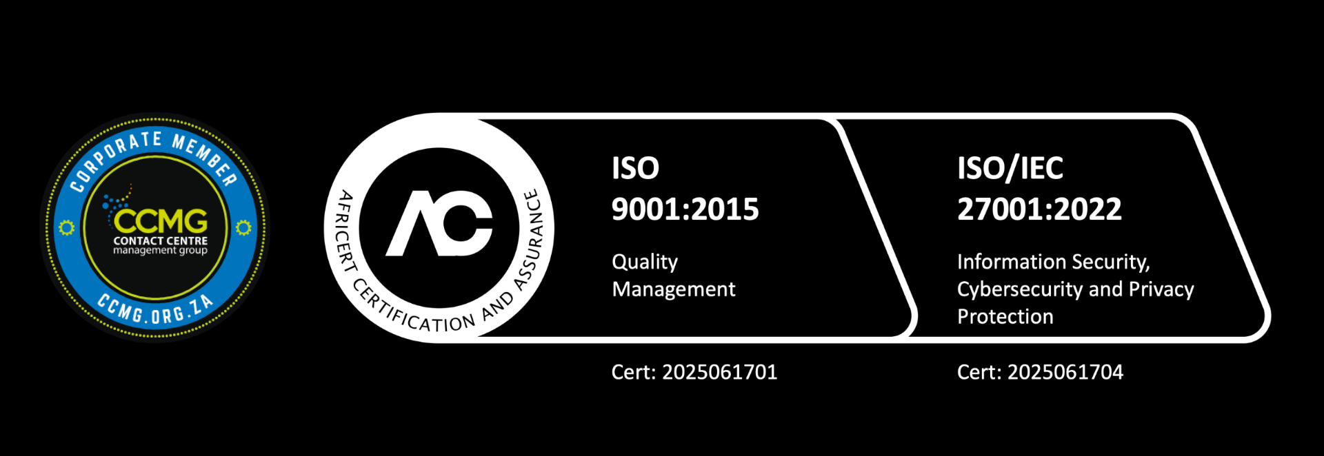Certifications